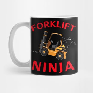 Forklift Ninja NFGR Forklift Operator Shirt Mug